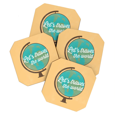 Allyson Johnson Lets Travel Coaster Set