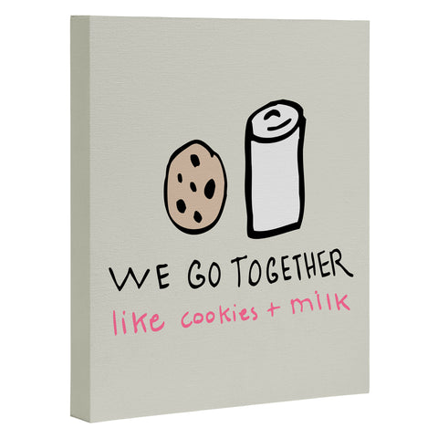 Allyson Johnson Like Cookies and Milk Art Canvas