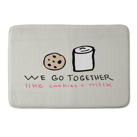 Allyson Johnson Like Cookies and Milk Memory Foam Bath Mat