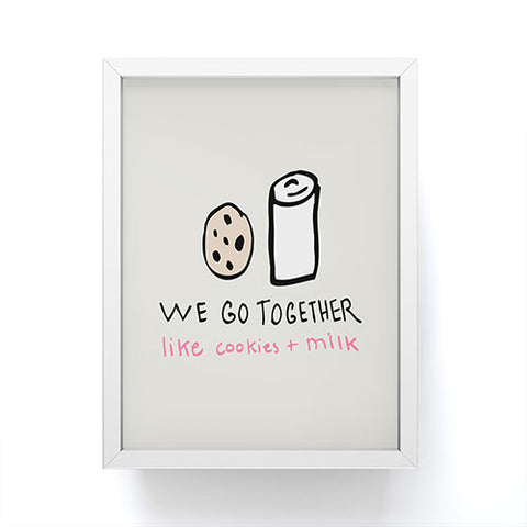 Allyson Johnson Like Cookies and Milk Framed Mini Art Print