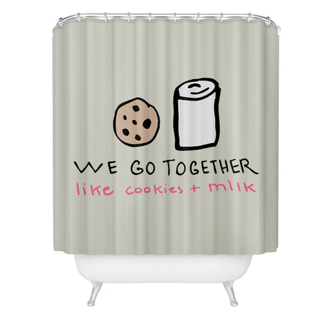 Allyson Johnson Like Cookies and Milk Shower Curtain