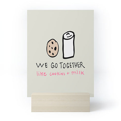 Allyson Johnson Like Cookies and Milk Mini Art Print