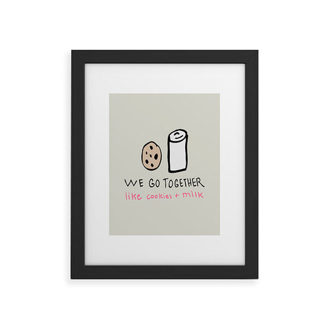 Allyson Johnson Like Cookies and Milk Framed Art Print