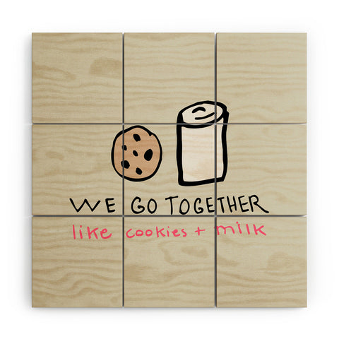 Allyson Johnson Like Cookies and Milk Wood Wall Mural