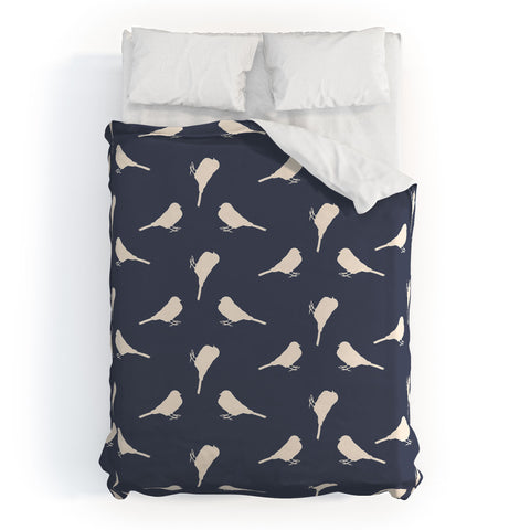 Allyson Johnson Little Birdies Duvet Cover