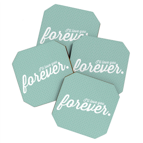Allyson Johnson Love You Forever Coaster Set