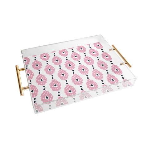 Allyson Johnson Mauve iKat Acrylic Tray