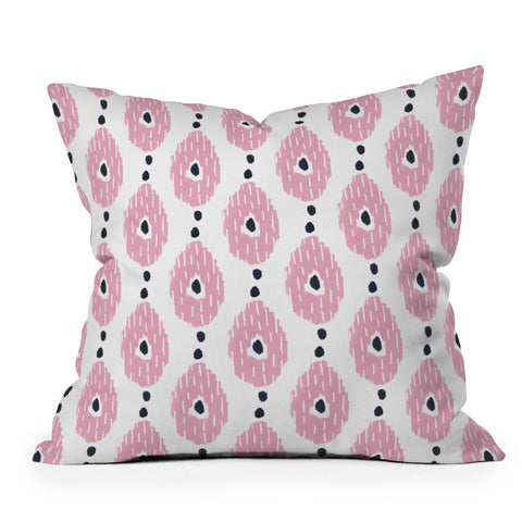 Allyson Johnson Mauve iKat Outdoor Throw Pillow