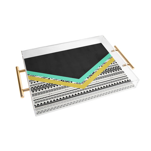Allyson Johnson Mixed Aztec 1 Acrylic Tray