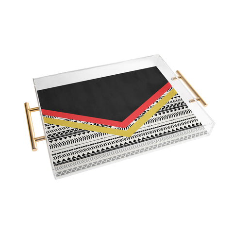 Allyson Johnson Mixed Aztec 2 Acrylic Tray