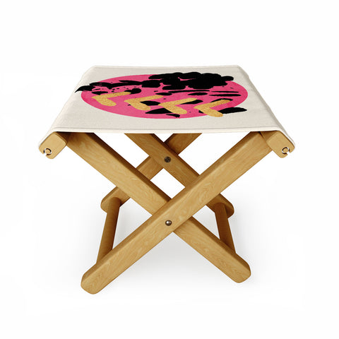 Allyson Johnson Mixed Emotions Folding Stool