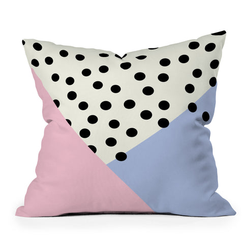 Allyson Johnson Mod Rose Pink Outdoor Throw Pillow