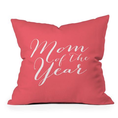 Allyson Johnson Mom of the year 2 Outdoor Throw Pillow