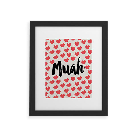 Allyson Johnson Muah Framed Art Print