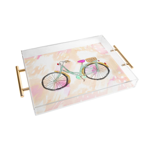 Allyson Johnson My new bike Acrylic Tray