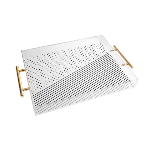 Allyson Johnson Opposites Attract Acrylic Tray