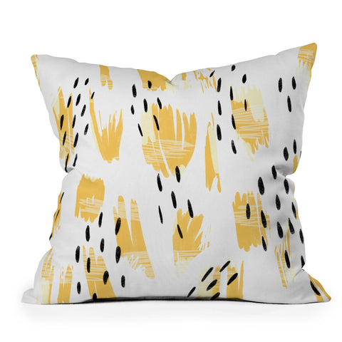 Allyson Johnson Paige Bold Abstract Outdoor Throw Pillow