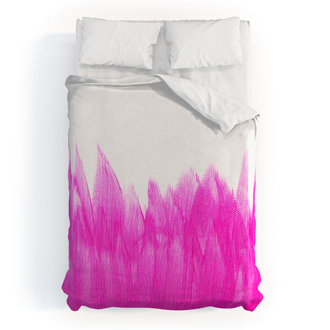 Allyson Johnson Pink Brushed Duvet Cover