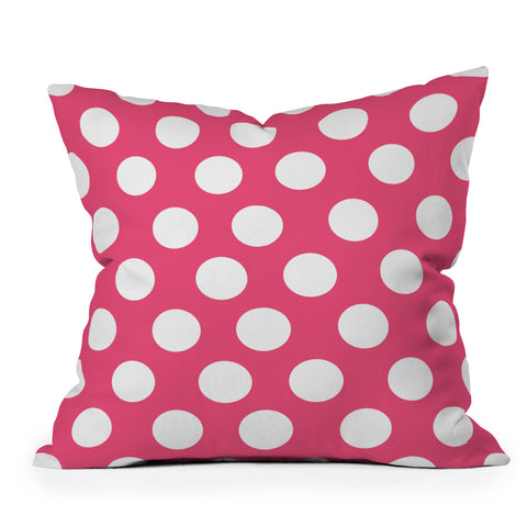 Allyson Johnson Pinkest Pink Outdoor Throw Pillow