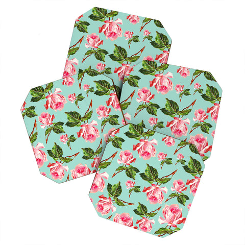 Allyson Johnson Prettiest Roses Coaster Set