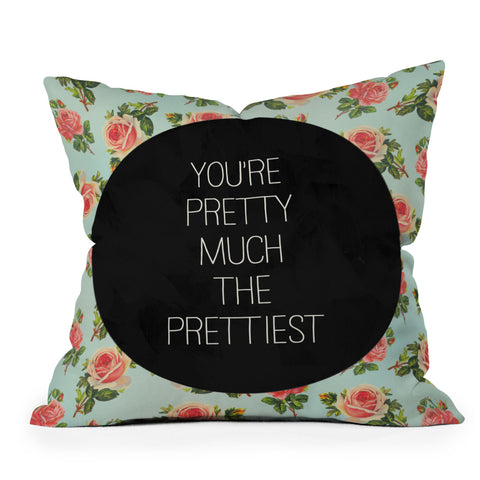 Allyson Johnson Pretty Much The Prettiest Outdoor Throw Pillow