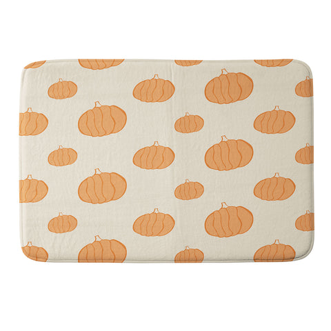 Allyson Johnson Pumpkins Memory Foam Bath Mat