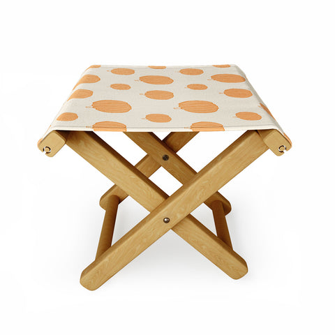 Allyson Johnson Pumpkins Folding Stool