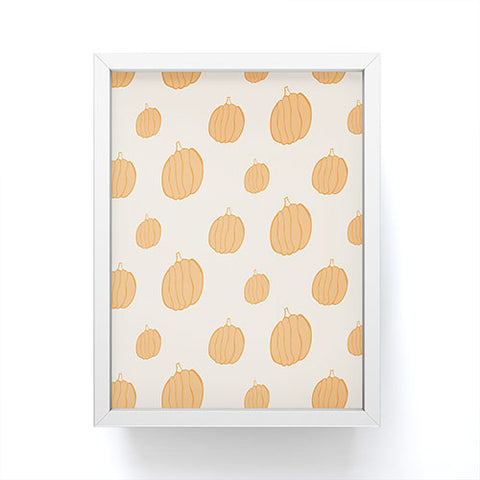 Allyson Johnson Pumpkins Framed Mini Art Print