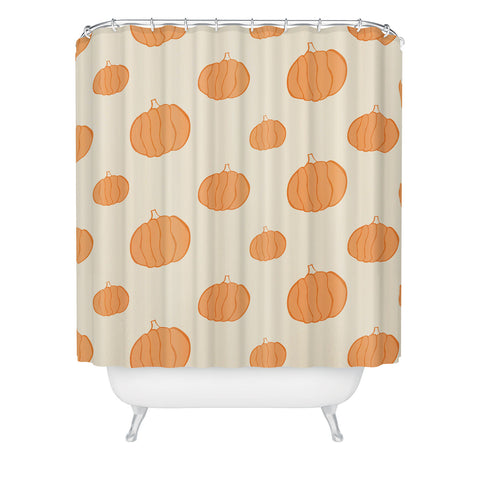 Allyson Johnson Pumpkins Shower Curtain