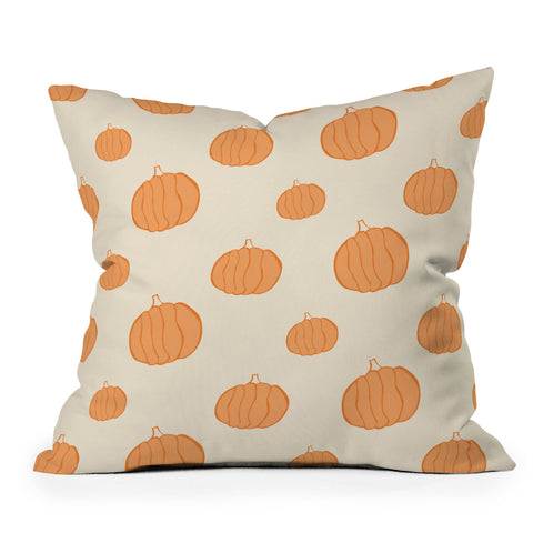 Allyson Johnson Pumpkins Outdoor Throw Pillow