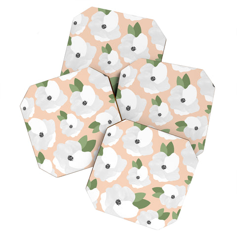 Allyson Johnson Romantic Floral Coaster Set