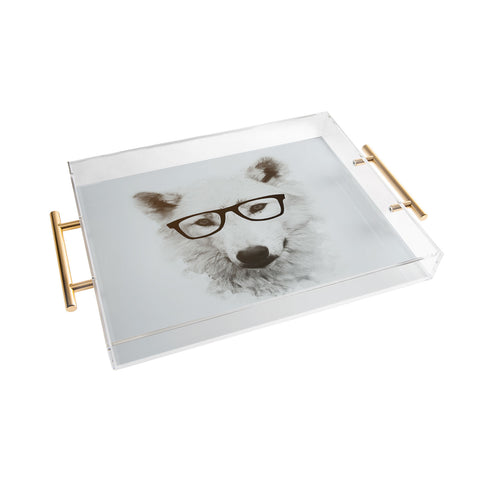 Allyson Johnson Smart Wolf Acrylic Tray