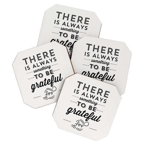 Allyson Johnson Something To Be Grateful For Coaster Set