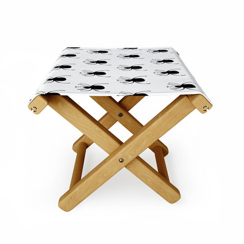 Allyson Johnson Spiders Folding Stool