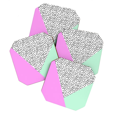 Allyson Johnson Spotted Modern Coaster Set