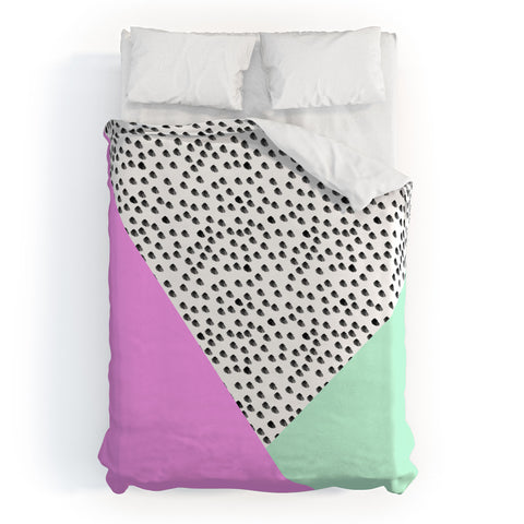 Allyson Johnson Spotted Modern Duvet Cover