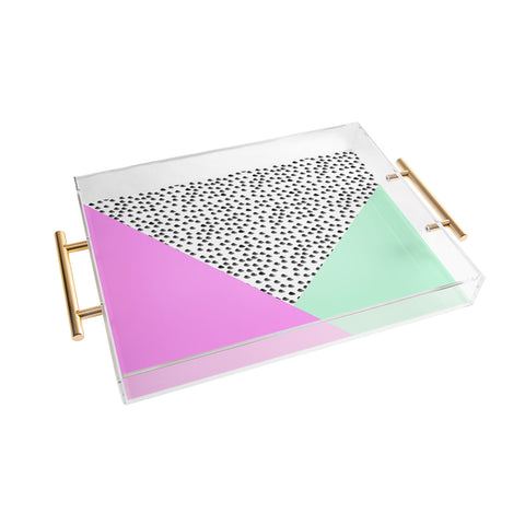 Allyson Johnson Spotted Modern Acrylic Tray
