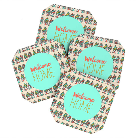Allyson Johnson Sweet Welcome Coaster Set
