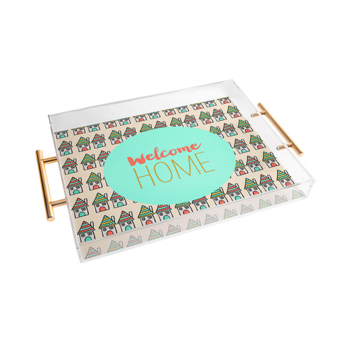 Allyson Johnson Sweet Welcome Acrylic Tray