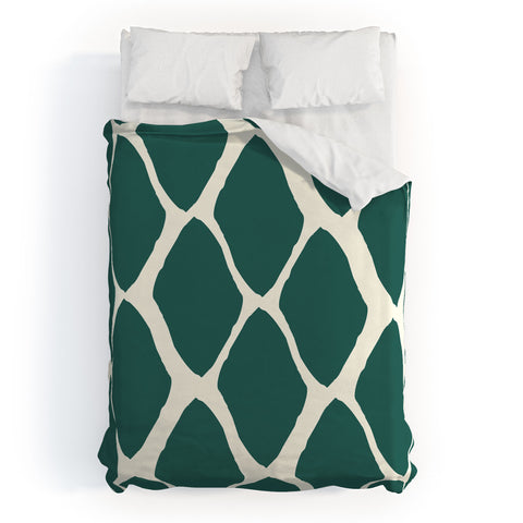 Allyson Johnson Teal Dreams Duvet Cover