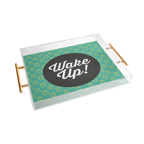Allyson Johnson Wakey Wakey Acrylic Tray