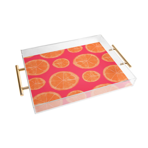 Allyson Johnson What rhymes with orange Acrylic Tray