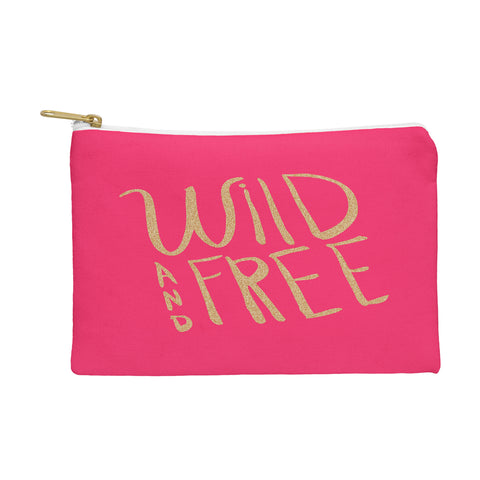 Allyson Johnson Wild and free glitter Pouch