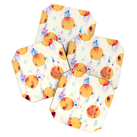 Allyson Johnson Yellow Dreamin Coaster Set