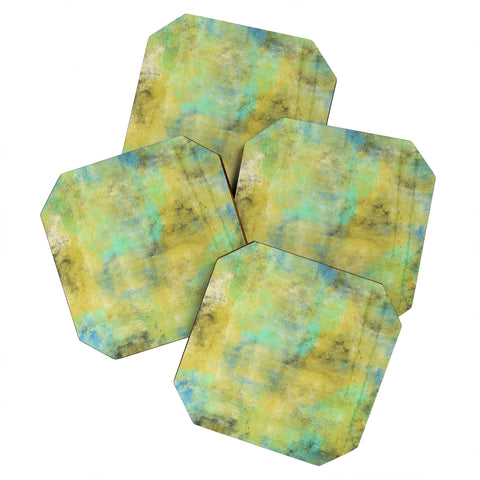 Allyson Johnson Yellow Paint Coaster Set