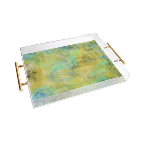 Allyson Johnson Yellow Paint Acrylic Tray