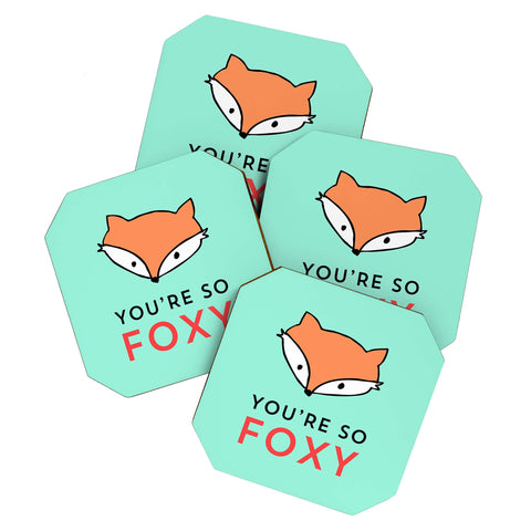 Allyson Johnson You are so foxy Coaster Set