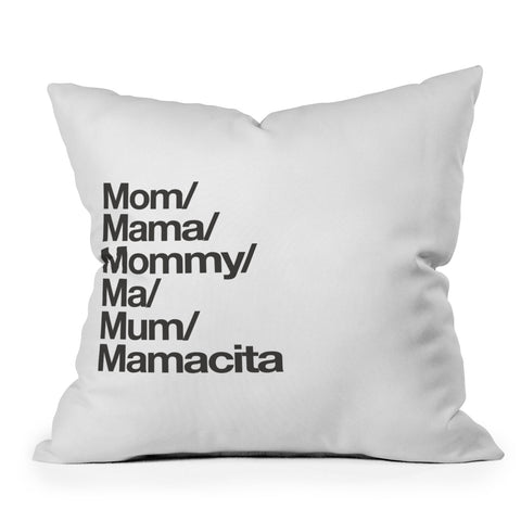 almostmakesperfect mamacita Outdoor Throw Pillow