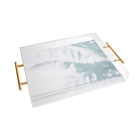 almostmakesperfect palm shadow Acrylic Tray