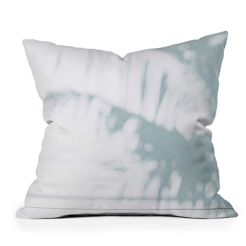 almostmakesperfect palm shadow Outdoor Throw Pillow